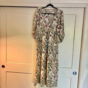 Max Studio Floral Maxi w/ Pockets
